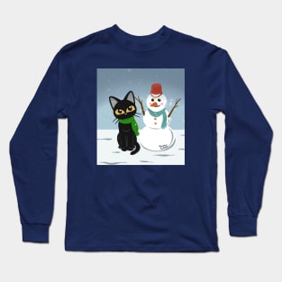 With snowman Long Sleeve T-Shirt